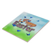 Carreau Joyeux papillons de Pâques (Côté)