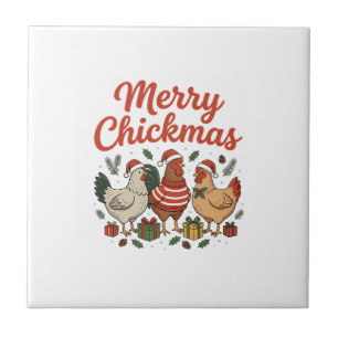 Carreau Joyeux Pouletmas Poulet Noël