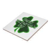 Carreau Joyeux Shamrock de la Saint-Patricks (Côté)