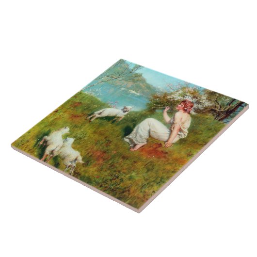 Carreau Joys of Spring (par John Collier) (Côté)