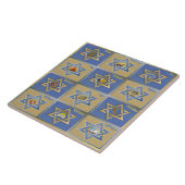 Carreau Judaïque 12 Tribus D'Israël Art Imprimer (Côté)