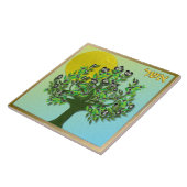 Carreau Judaïque 12 Tribus D'Israël Asher Art Imprimer (Côté)