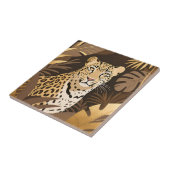 Carreau Jungle Bohème Léopard Doré Faune (Côté)