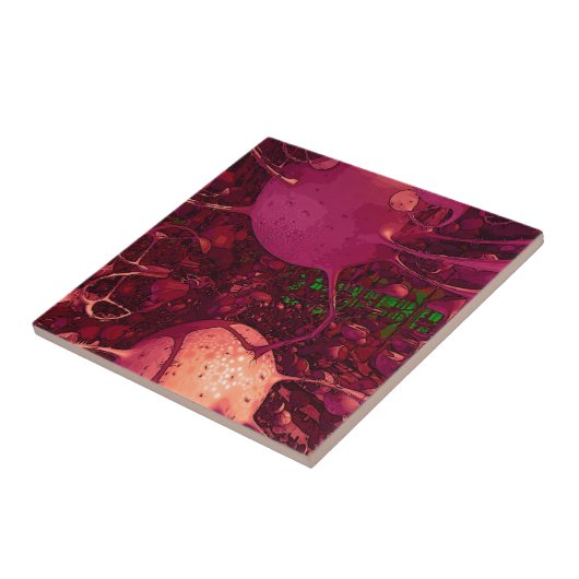 Carreau Jungle de fractale (Côté)