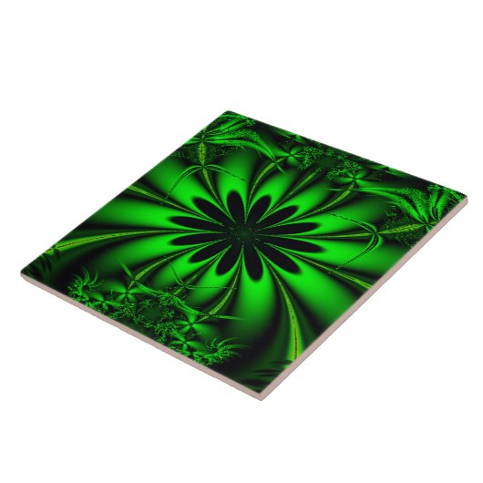 Carreau Jungle verte (Côté)