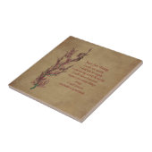 Carreau Juste Pour Aujourd'Hui Fleurs Prière Inspirationne (Côté)