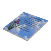 Carreau Juste Pour Aujourd'Hui Prière Inspirante (Côté)