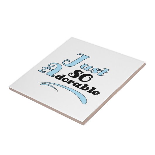 Carreau Juste si adorable (Côté)