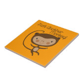 Carreau Juste un autre singe (Côté)