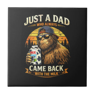 Carreau Juste un papa qui est toujours revenu avec le lait