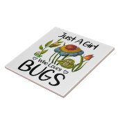 Carreau Juste une fille qui aime les insectes (Côté)