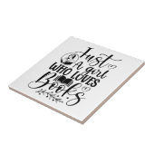 Carreau Juste une fille qui aime les livres (Côté)