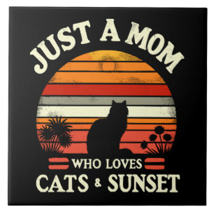 Carreau Juste une maman qui aime les chats