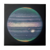 Carreau JWST Image de la planète Jupiter en infrarouge (Devant)