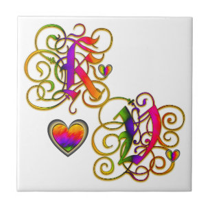Carreau K Loves V Carrelage Monogramme Artiste