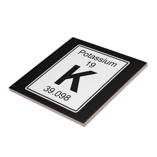 Carreau K - Potassium (Côté)