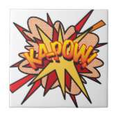 Carreau KA-POW Fun Retro Comic Book Pop art (Devant)