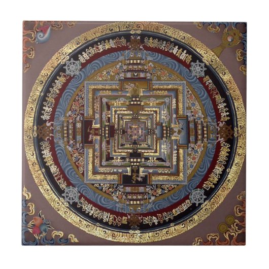 Carreau Kalachakra Mandala (Devant)