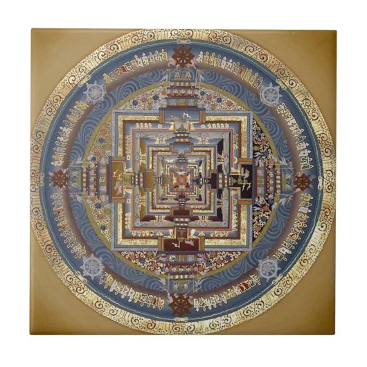 Carreau Kalachakra Mandala (Devant)