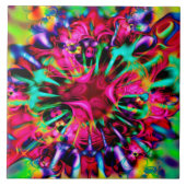 Carreau Kaléidoscope Apophysis Fractal Art - I (Devant)