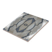 Carreau Kaleidoscope Design Motif clair et gris foncé (Côté)