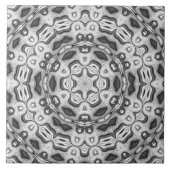 Carreau kaléidoscope marocain-africain motif sombre (Devant)