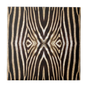Carreau Kaleidoscope Zebra Fur Motif