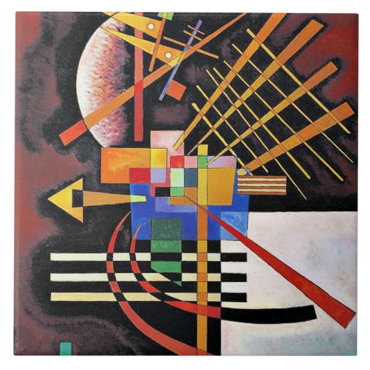 Carreau Kandinsky - Au-dessus et à gauche, (Devant)