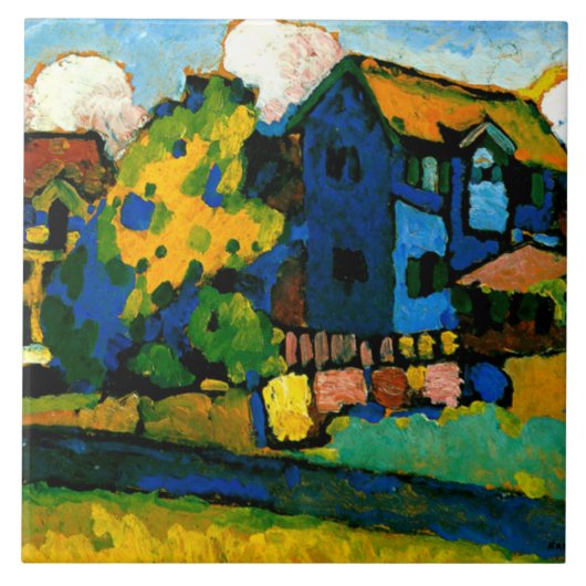 Carreau Kandinsky - Blaues Haus Klein (Devant)