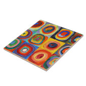 Carreau Kandinsky - Carrés aux cercles concentrés (Côté)