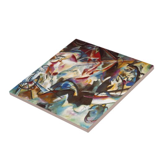 Carreau Kandinsky Composition VI Peinture Abstraite (Côté)