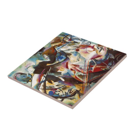 Carreau Kandinsky Composition VI Peinture Abstraite (Côté)