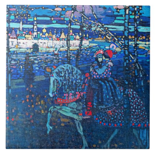 Carreau Kandinsky - Couple à cheval (Devant)
