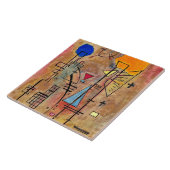 Carreau Kandinsky - Eins Zwei, célèbre peinture (Côté)