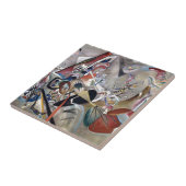 Carreau Kandinsky En Gris Oeuvre Abstraite (Côté)