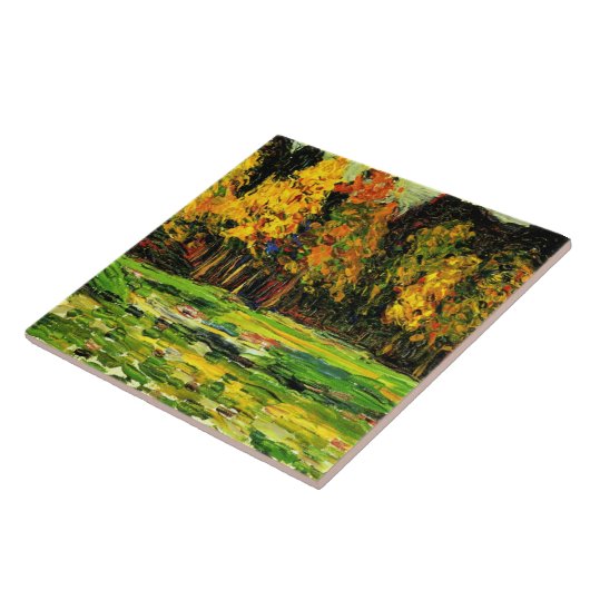 Carreau Kandinsky - Forêt, peinture colorée, (Côté)