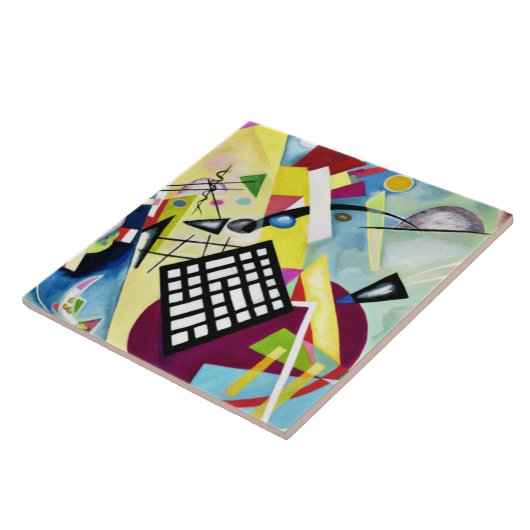 Carreau Kandinsky - Grille noire (Côté)