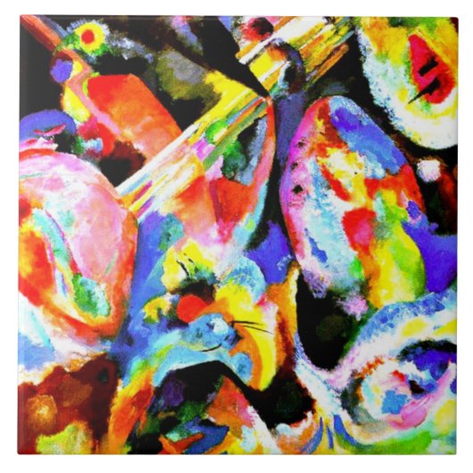 Carreau Kandinsky - Improvisation d'inondation (Devant)