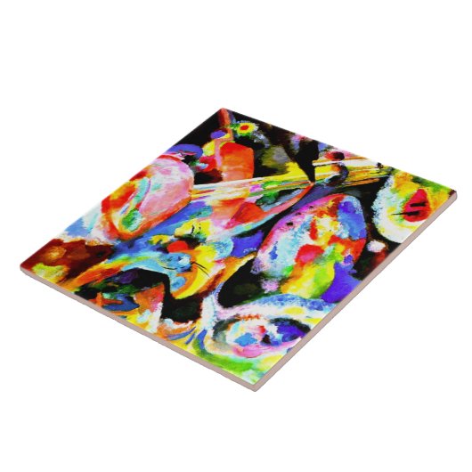 Carreau Kandinsky - Inondation Improvisation (Côté)