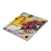 Carreau Kandinsky jaune bleu (Côté)