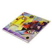 Carreau Kandinsky - Jaune-Rouge-Bleu (Côté)
