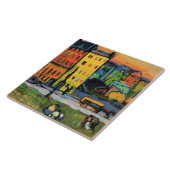 Carreau Kandinsky - Maisons à Munich, (Côté)