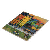 Carreau Kandinsky - Maisons à Munich, (Côté)