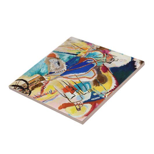 Carreau Kandinsky Moderne peinture Abstraite (Côté)