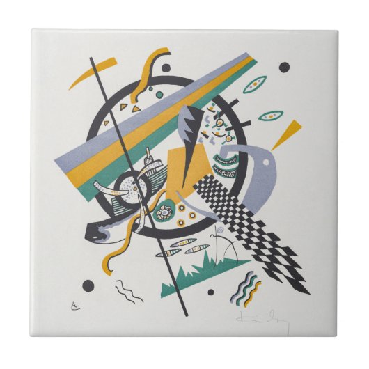 Carreau Kandinsky Petits Mondes IV Art Abstrait (Devant)