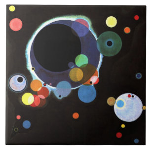Carreau Kandinsky - Plusieurs cercles
