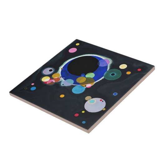 Carreau Kandinsky Plusieurs Cercles Artwork (Côté)
