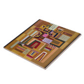 Carreau Kandinsky - Rose de compensation, (Côté)