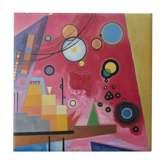 Carreau Kandinsky - Rouge lourd (Devant)