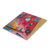 Carreau Kandinsky - Rouge lourd (Côté)